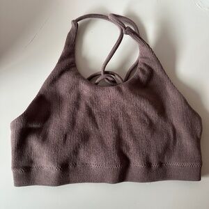 Fabletics Brown Sports Bra XS